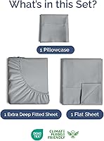 Vista 607 de Extra Deep Pocket Split King Sheets - 5 Piece Breathable & Cooling Bed Sheets - Hotel Luxury Bed Sheet Set - Soft, Wrinkle Free & Comfy - Easily