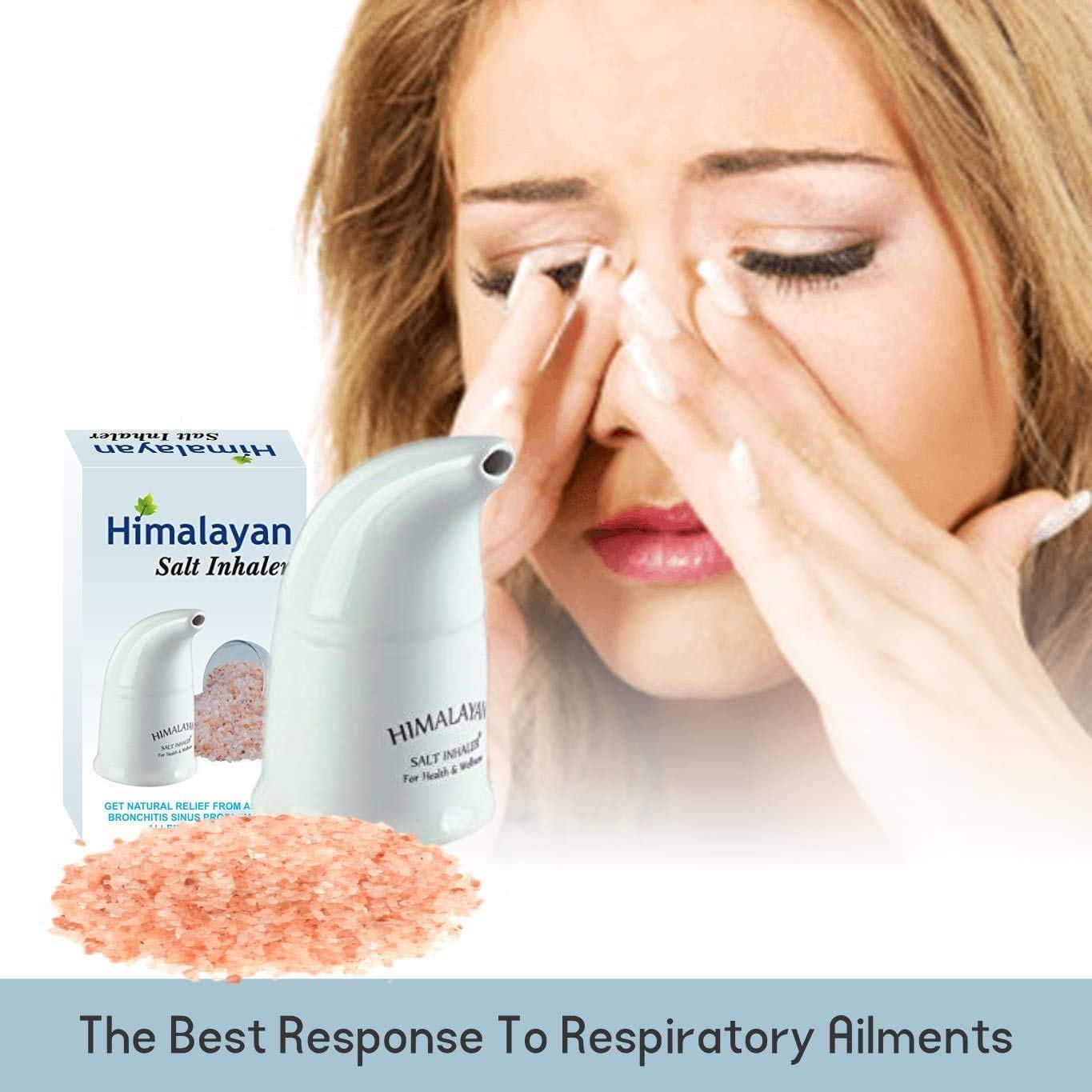 Buy Klass Home New Hand Grip Salt Pipe Inhaler/Himalayan Salt Inhaler