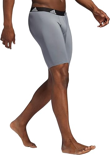 Miniatura 4 de adidas Paquete de 3 calzoncillos tipo bóxer largos para hombre, paquete de 3 unidades