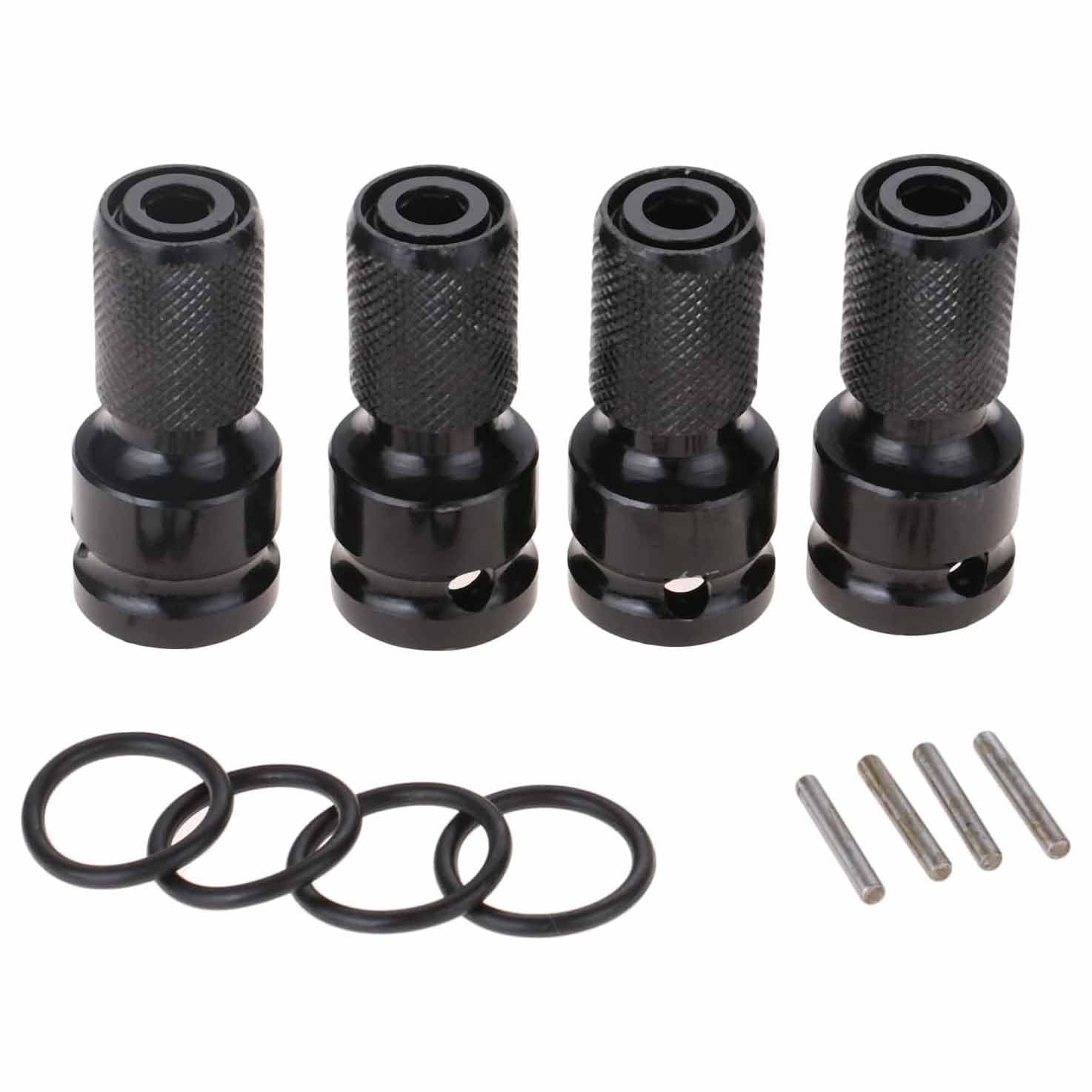 UPTODATETOOLS 4PCS 1/2-Inch Square Drive to 1/4-Inch Hex Female Socket Adapter Converter Chuck Adapter, Quick Change Impact Adapter for Air and Electric Wrench (B0D8TFDDMT) Amazon Price History, Amazon Price Tracker