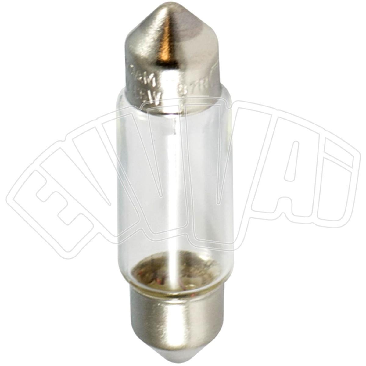 12V - 5W - SV8.5-8 - C5W LAMPADA RICAMBIO SILURO 11X39 LAMPADINA LUCE TRATTORE