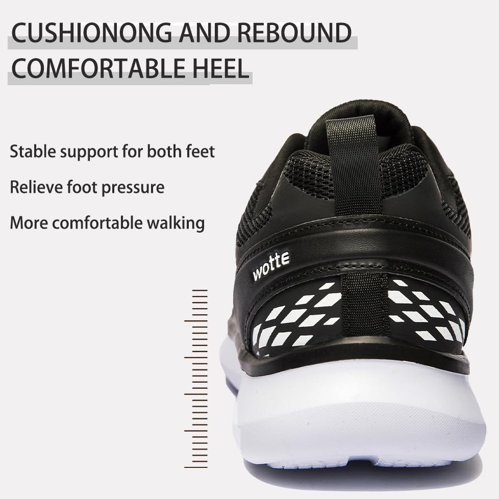 Men's Slip On Walking Shoes Mesh Tennis Shoe Non Slip Running Shoes Gym Workout Lightweight Breathable Sneakers3
