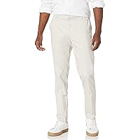 Amazon Essentials Pantaloni Chino Aderenti Elasticizzati con Parte Piatta sul Davanti