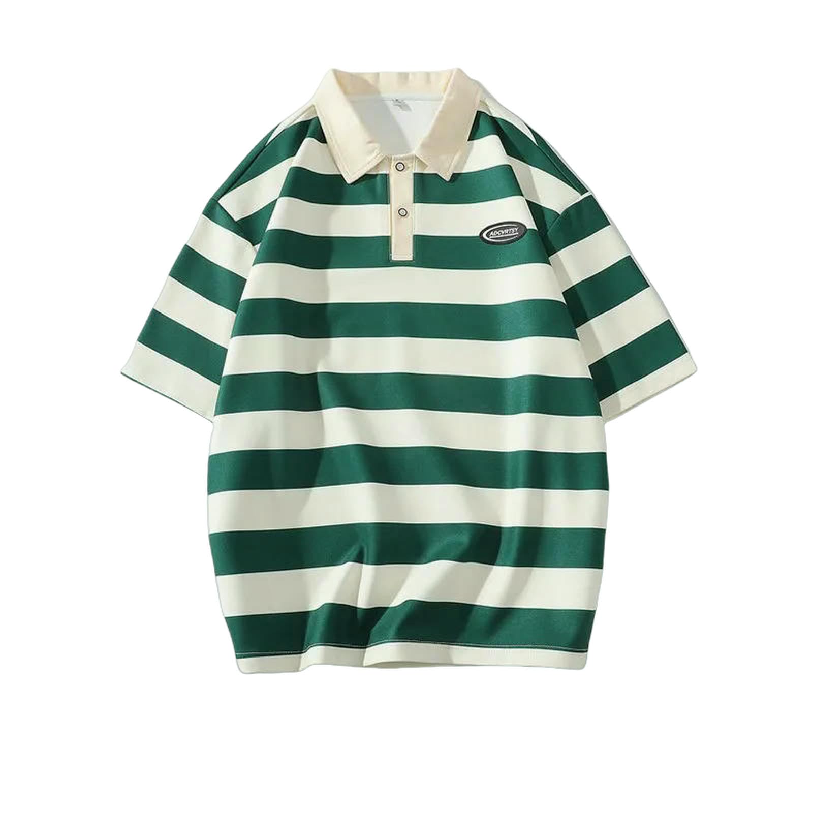 Męska koszulka męska casualowa koszulka z krótkim rękawem moda Streetwear odzież męska topy t-shirty oversize t-shirt-zielony-XL