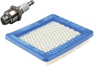 gardexx Filtro aria + candela di accensione per tosaerba con motore Briggs & Stratton Quantum