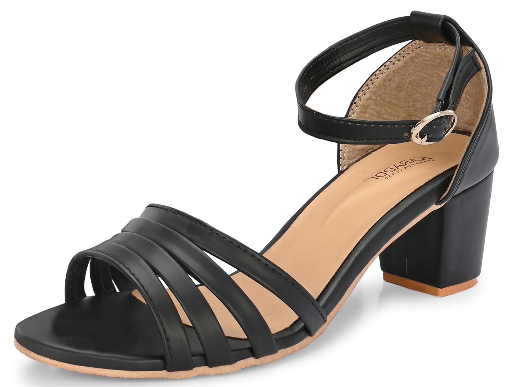 Karaddi 7026 Womens Fashion Sandals Comfort Fitting Synthietic Leather Color Black 37 eu 4 uk/ind (B0BPYP46WV) Amazon Price History, Amazon Price Tracker