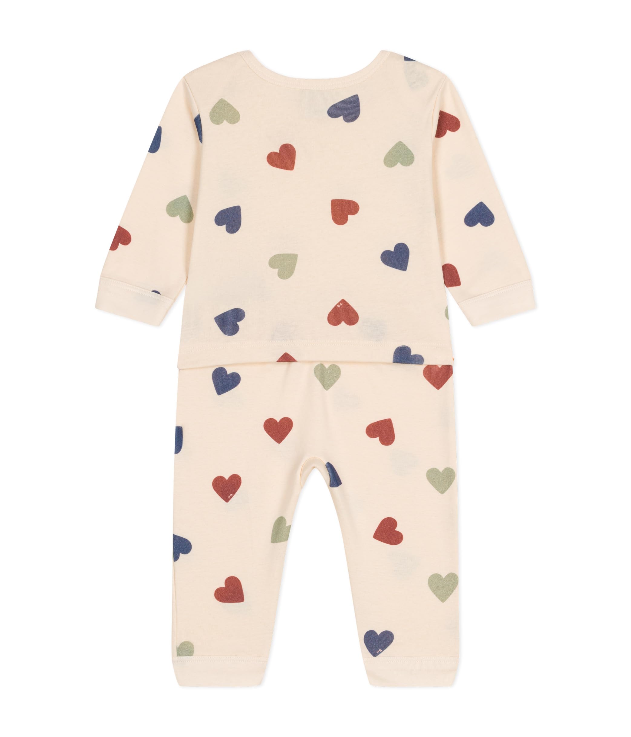 Petit Bateau A0asm Pijama de Manga Larga sin pies Unisex bebé