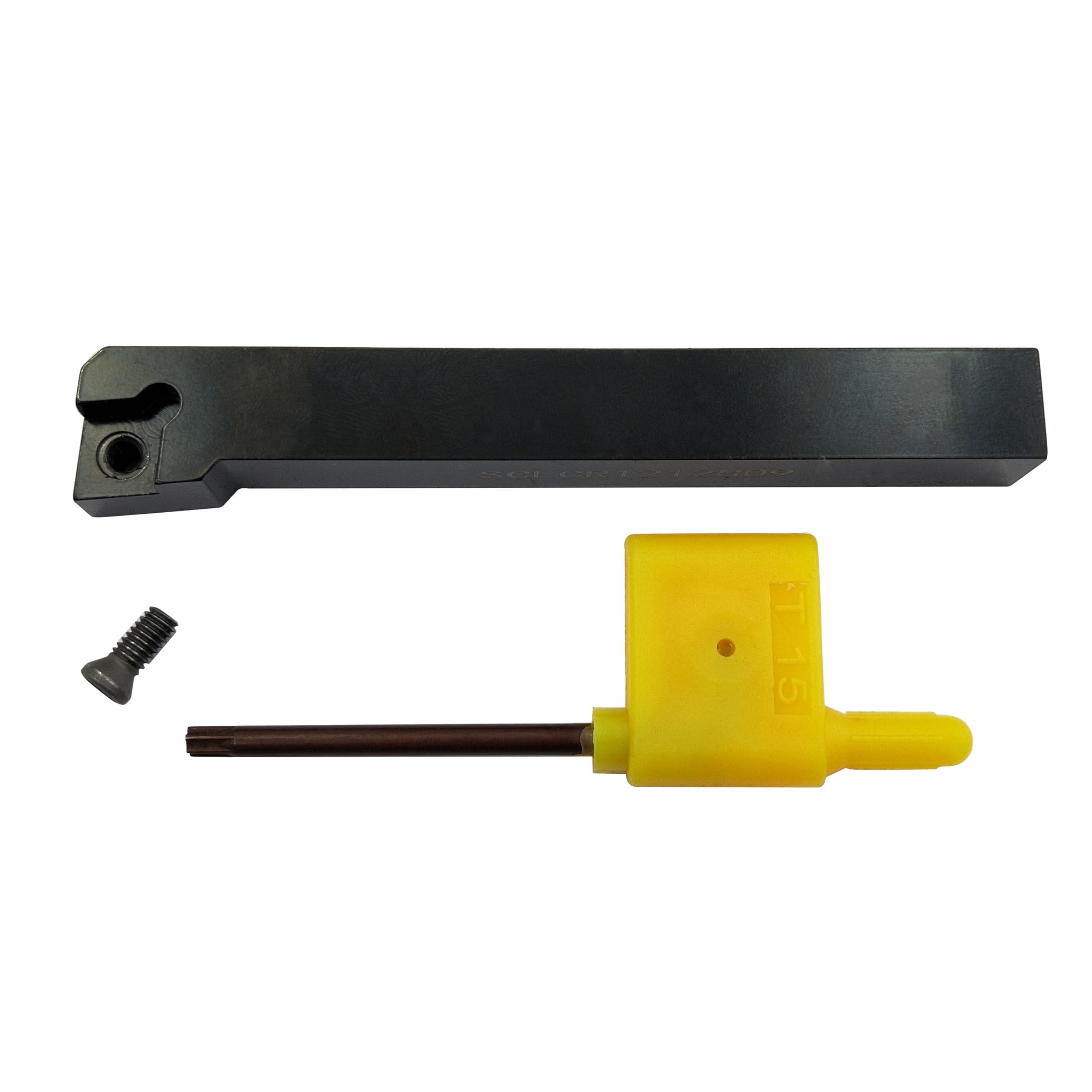 1/2" Outil de tournage 12mm SCLCR1212H09+SCLCL1212H09 + SCMCN1212H09 CNC Porte-outil de tournage externe pour tour ensemble, et 10pièces CCMT09T304 / CCMT32.51 inserts indexables en carbure