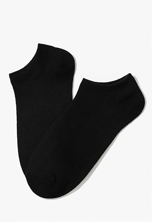 10's Black Patch Economic Package Unisex Short Sport Sneakers Socks