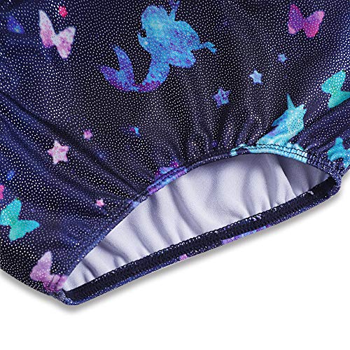 HOZIY Gymnastics Leotards for Girls Unicorn Pink Purple Sparkly Dancewear Activewear Quick Dry