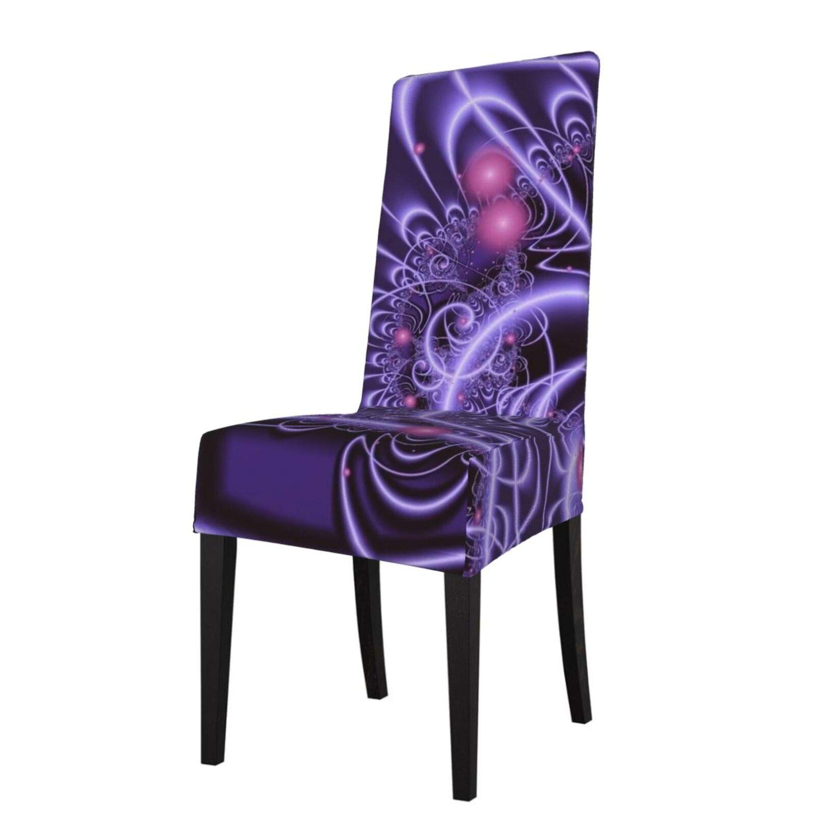 Feamo Stretch Chair Cover Dining Chair Slipcover,Trippy Art Spandex Elastic Removable Washable Chair Seat Covers Protector for Dining Room Wedding Party Hotel Ceremony