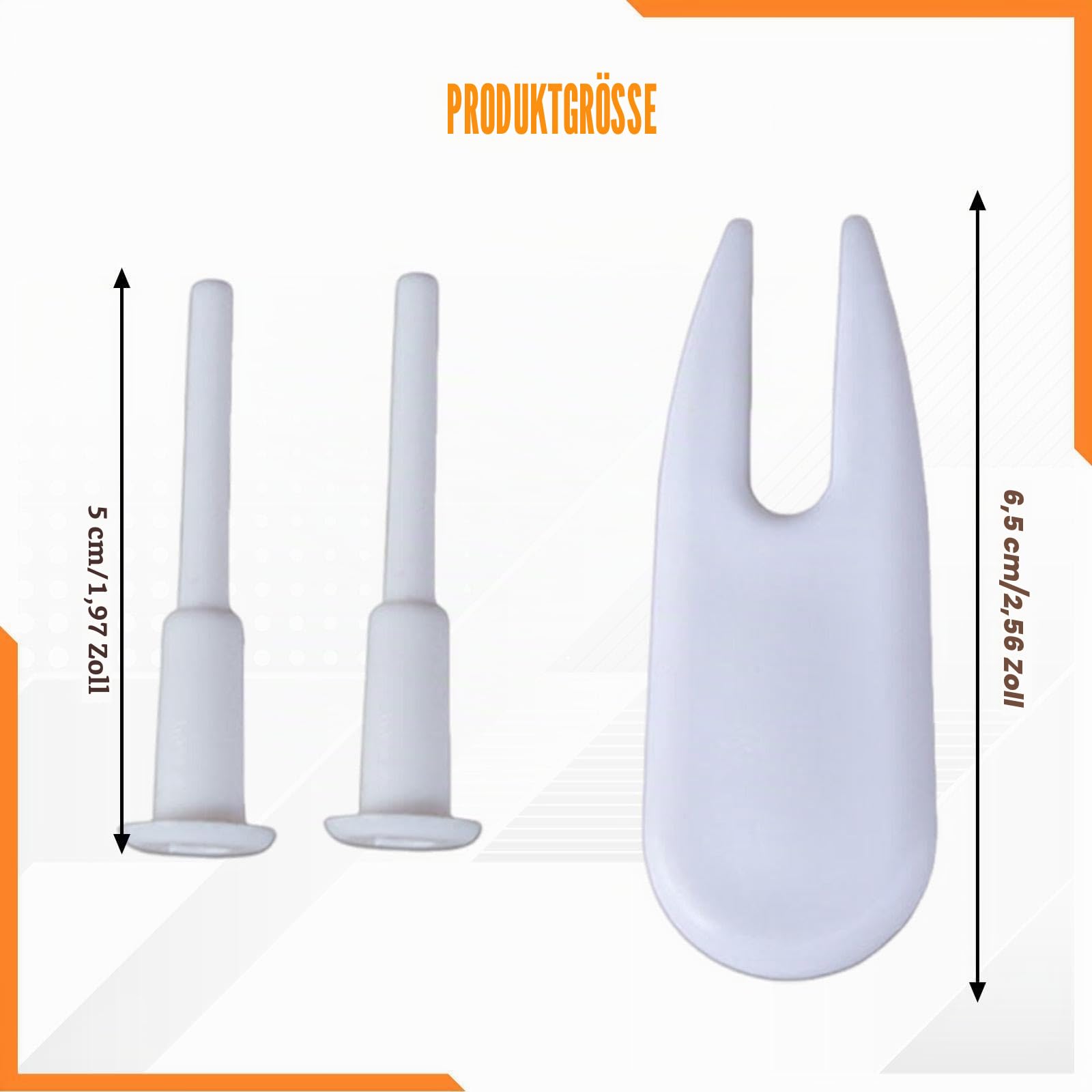 F Fityle 2 Stück Stöpsel für Gymnastikbälle mit Stöpselentferner, 5 cm lang, Yoga Ball Luftstopper, Ersatz für Sport- und Fitnesszubehör wie Hüpfpferde, Sitzball, Pilates