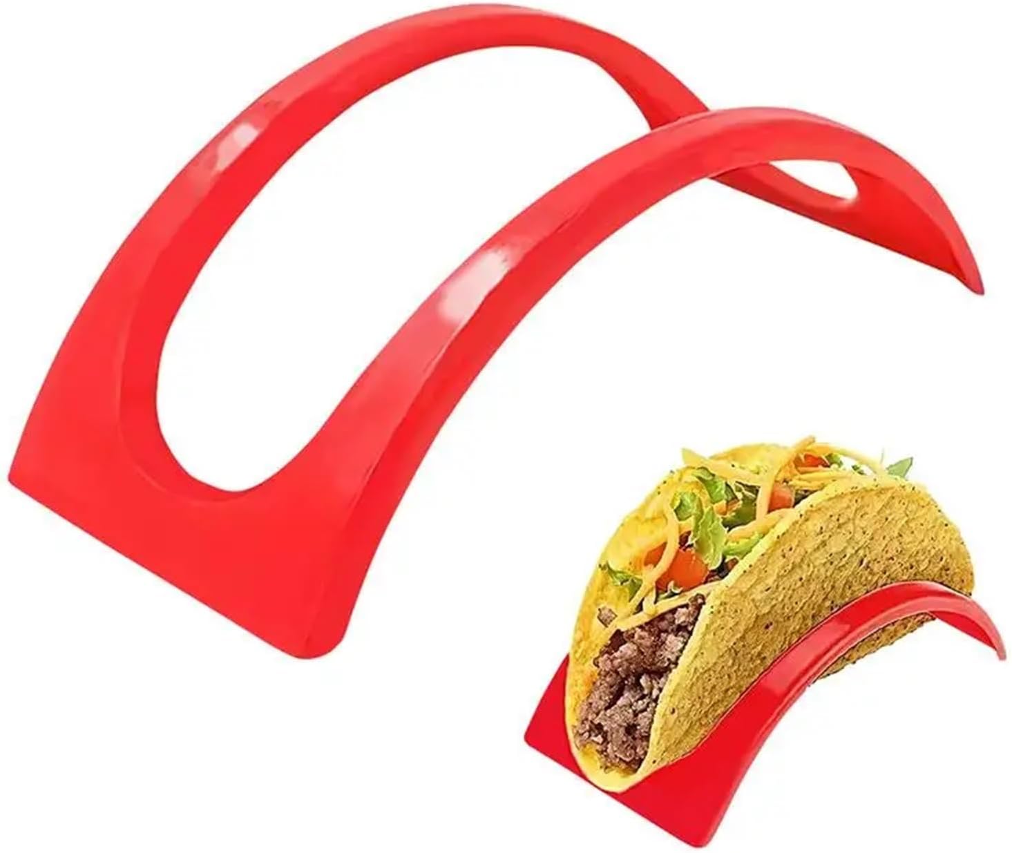 taco holder 60pcs Taco Holder Stand Pancake Rack Tortilla for Soft/Hard Shells, Street Taco Rack with Plates(Green)