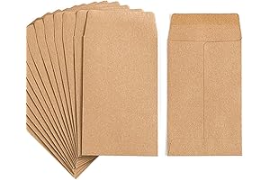 100 Pack Small Coin Envelopes - Perfect for Tiny Storage Needs