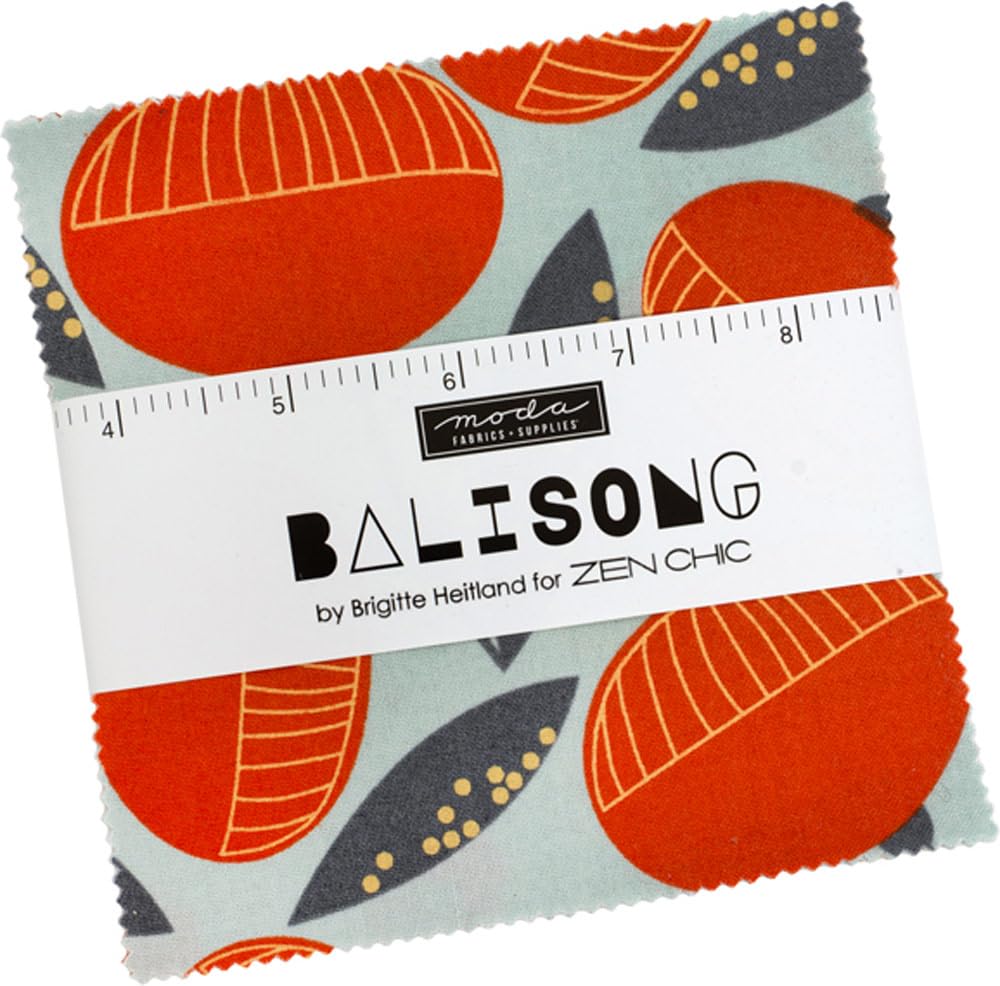 Zen Chic Balisong Charm Pack 42 5-inch Squares Moda Fabrics 11660PP