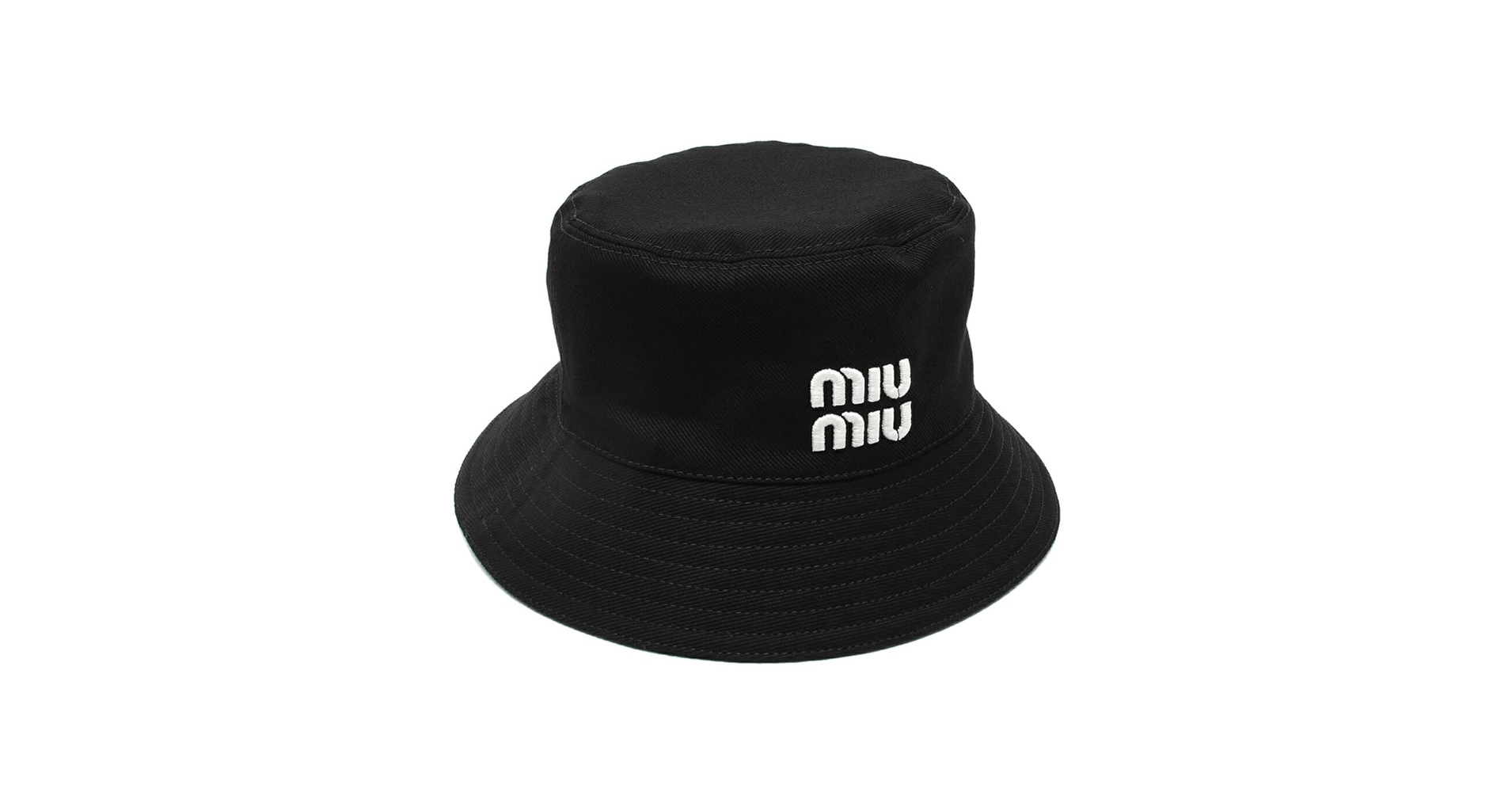 miu miu ブラック バケットハット Sサイズ MIU MIU ミュウミュウ バケットハット Sサイズ - メルカリ