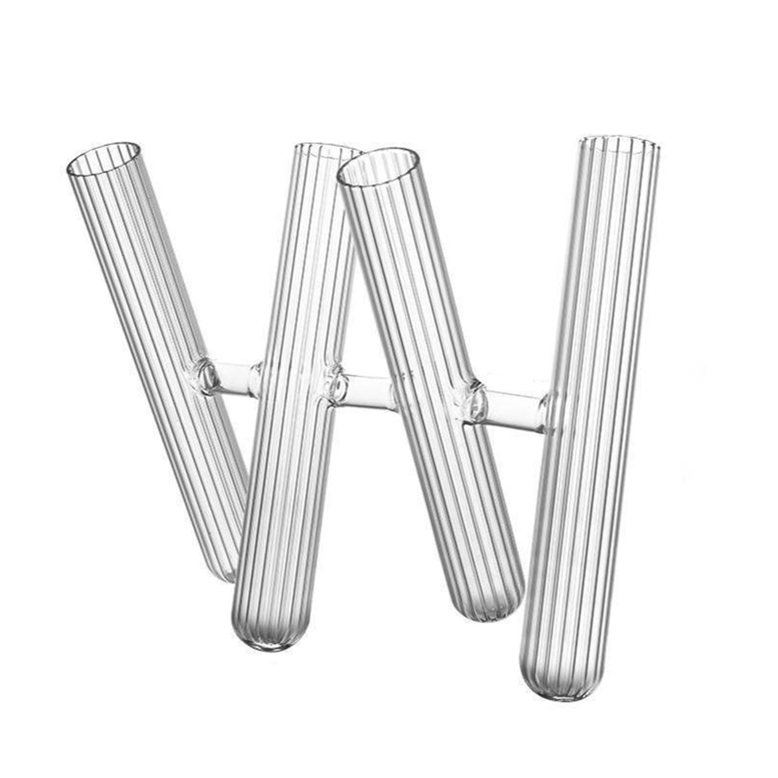 Buxuaaaa Glass Flower Vases 3/4 Tube Plant Terrariums for Hydroponic Plant Container Home Wedding Decorations Decorative Glass Tube