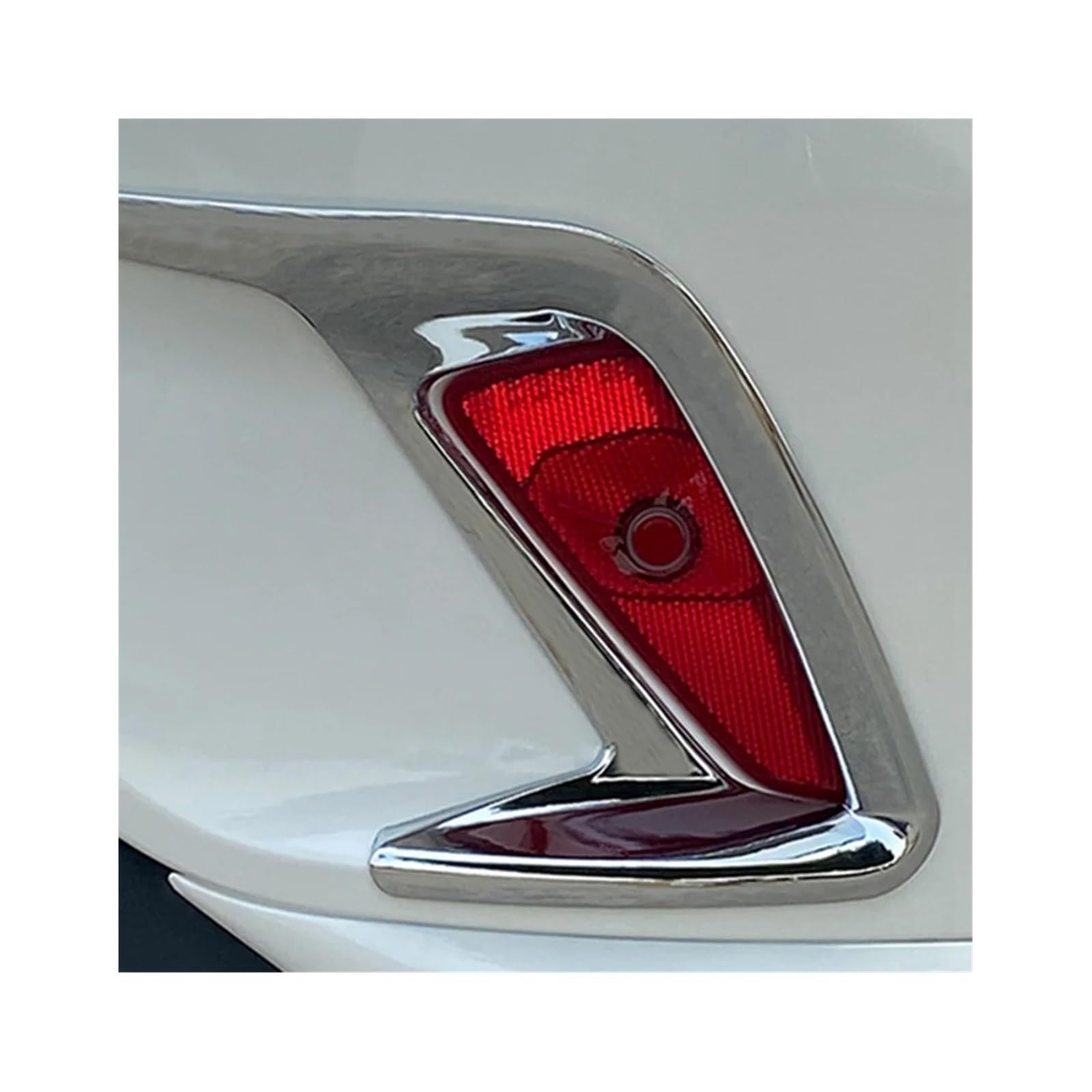 2PCS Rear Fog Light Lamp Cover Trim, Fit For Ford, Focus MK4 Hatchback 2019-2020 Chrome Frame Osłona tylnego światła