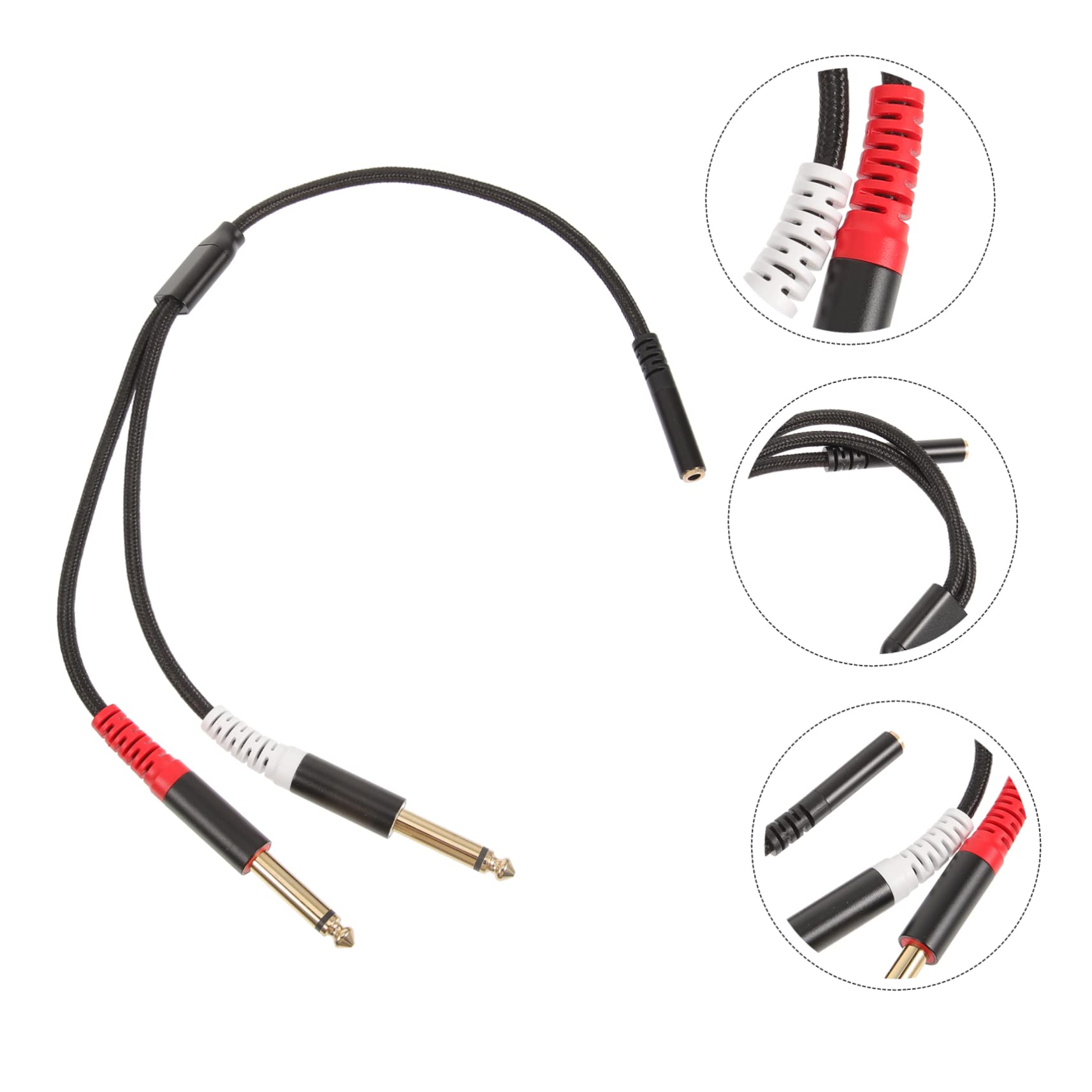 5 Stücke High-Fidelity 3 5mm Zu 1/4 Zoll Audio Splitter Kabel Stereo Zu Mono Adapter Keine Treiber Benötigt