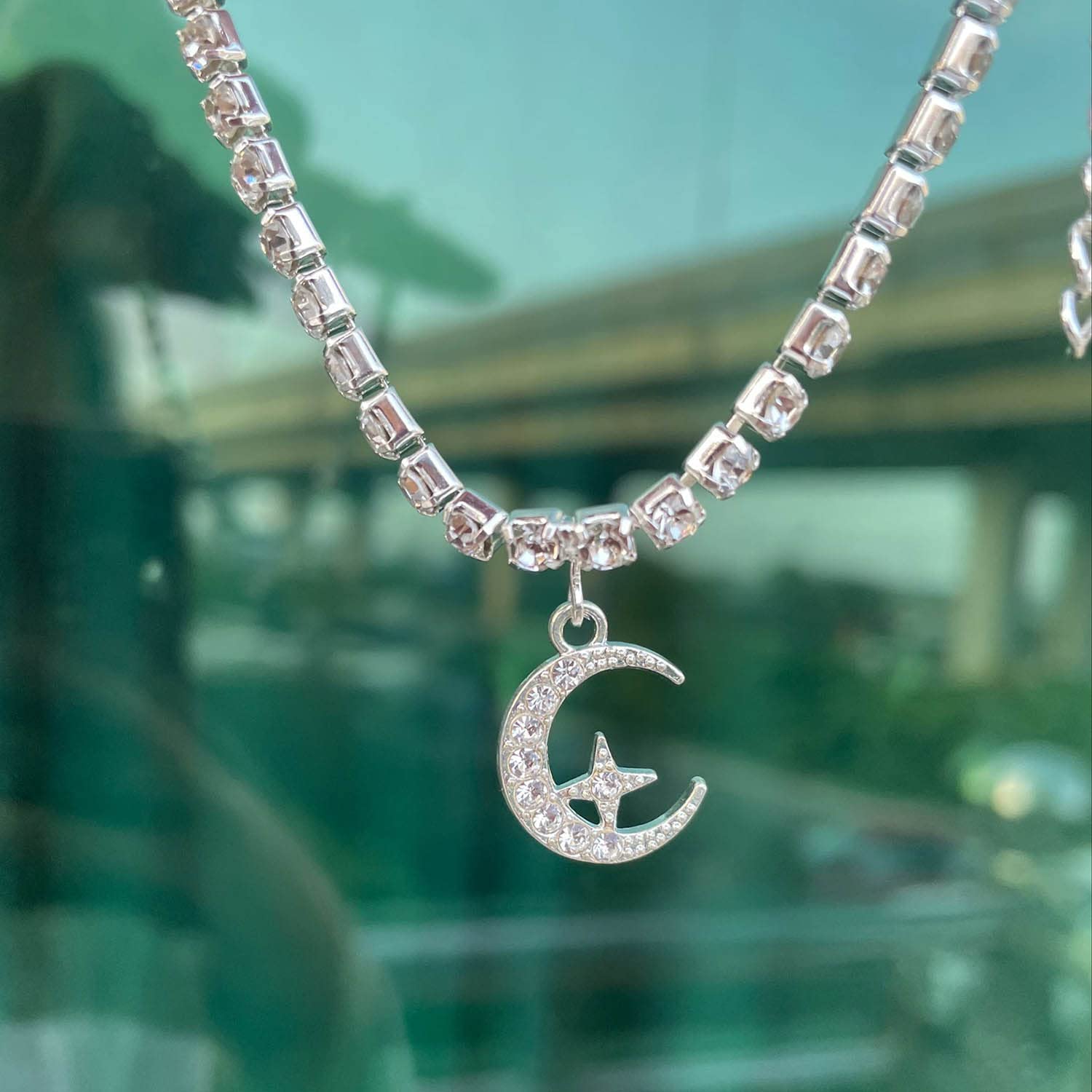 Cavigliera Cristallo Amore Cuore - Argento, Regolabile, Gioiello Piedi Per Donne E Ragazze - Foto 8