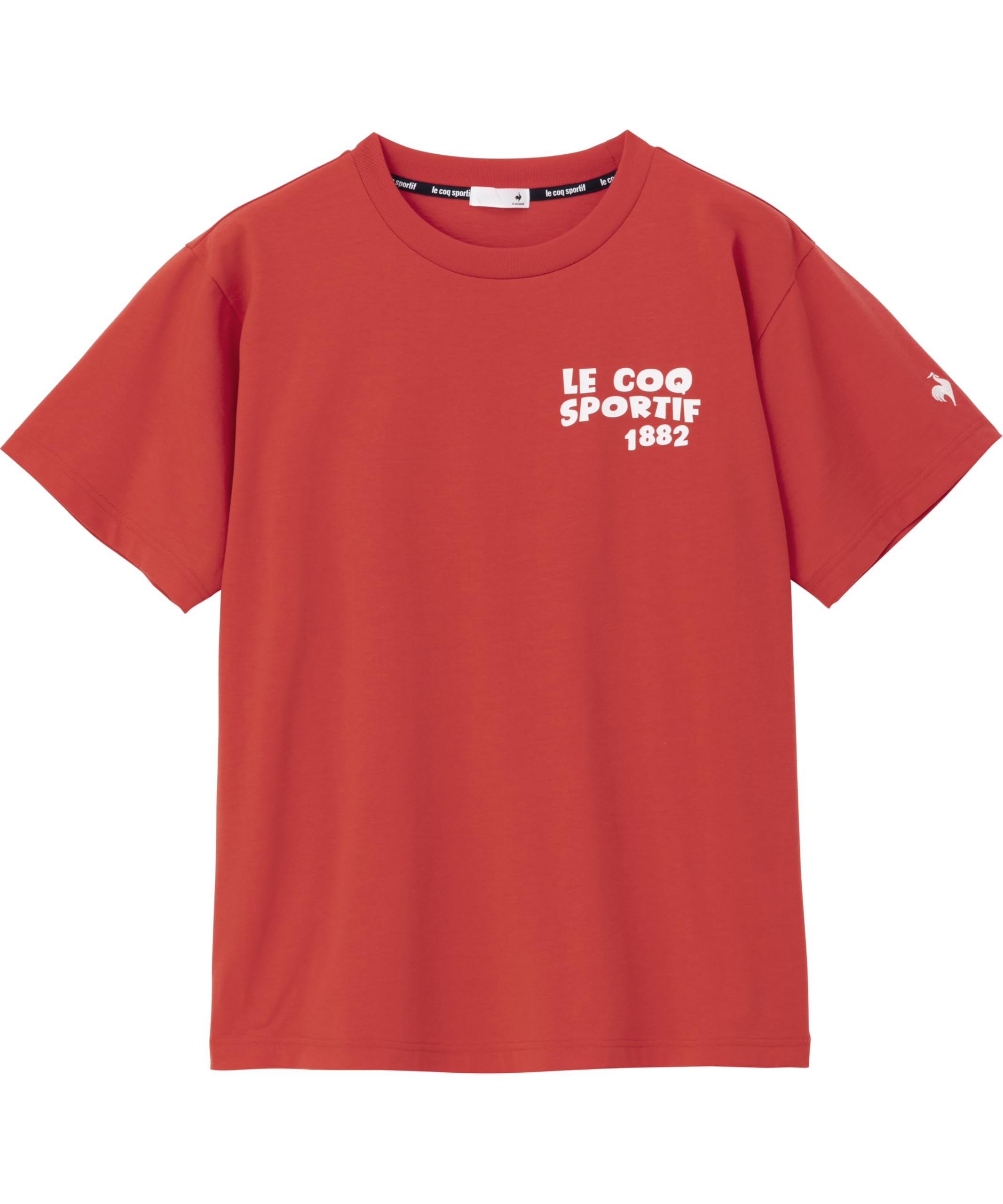 Amazon.co.jp: Coq Sportif Men's Graphic Shirt, Short Sleeve, Back