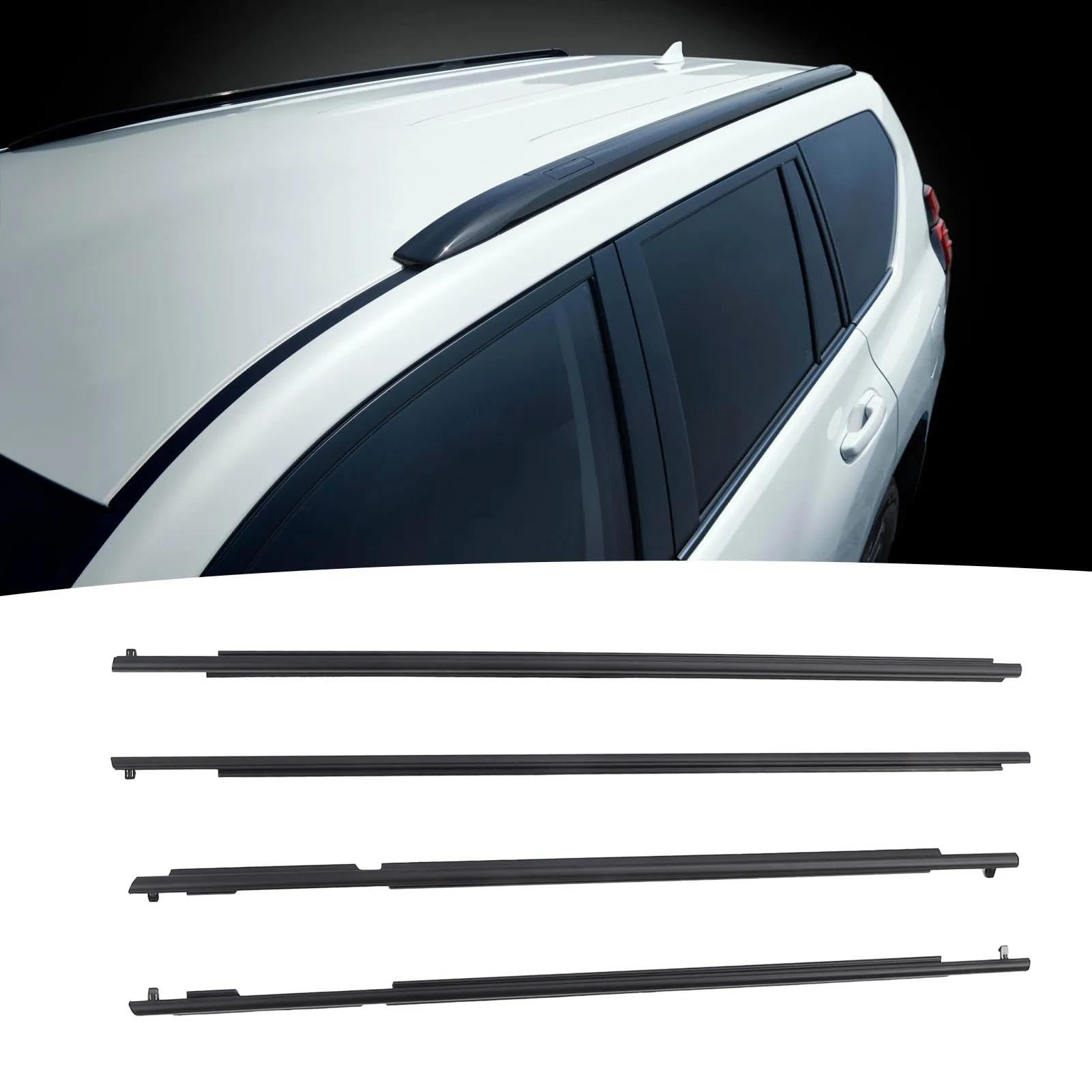 Striscia Tenuta Portiera Set Guarnizioni Finestrini E Portiere Auto 75711-60072 Per Toyota Per Land Per Cruiser Per Prado Serie 150 2010-2020 Guarnizioni