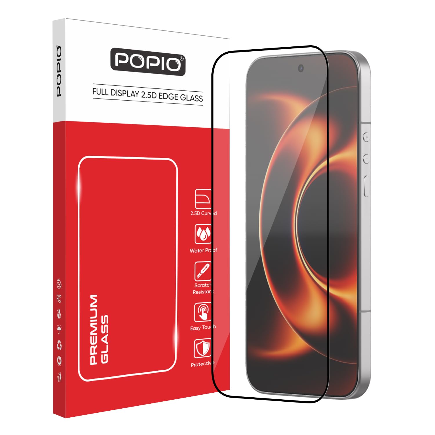 POPIO Military-Grade Gorilla Tempered Glass for Redmi Note 17 | 9H Hardness, Edge-to-Edge, Bubble-Free — Amazon image 29