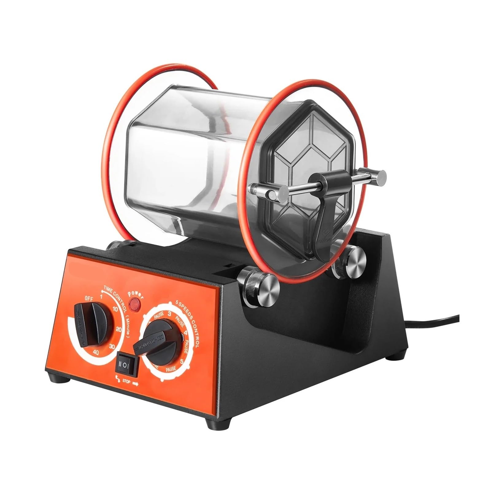 Ewsdsfs 3Kg Rotary Tumbler Surface Polisher Jewelry Drum Polishing Machine Diy Mini-Tumbler Finishing Tools(3Kg)