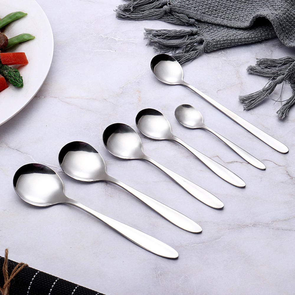 Ensemble de cuillères et fourchettes, Couverts en Acier Inoxydable, Couverts à Steak Occidentaux, Fournitures de Table d'hôtel, Couverts en Acier Inoxydable, 24 pièces