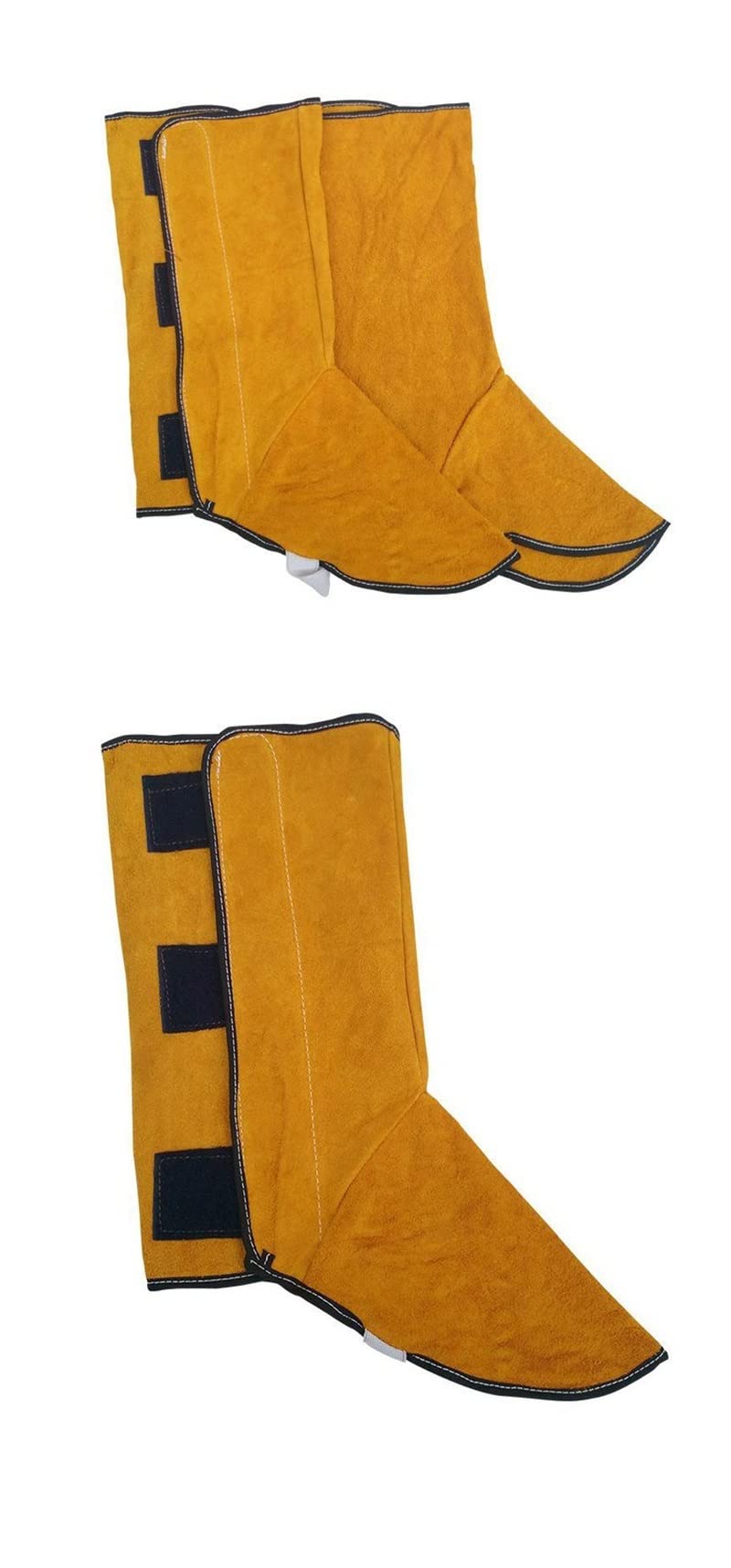 Saldatura sul posto di lavoro in pelle scarpe lunghe stivali in saldatura protezione antincendio leggings foot cover isolamento