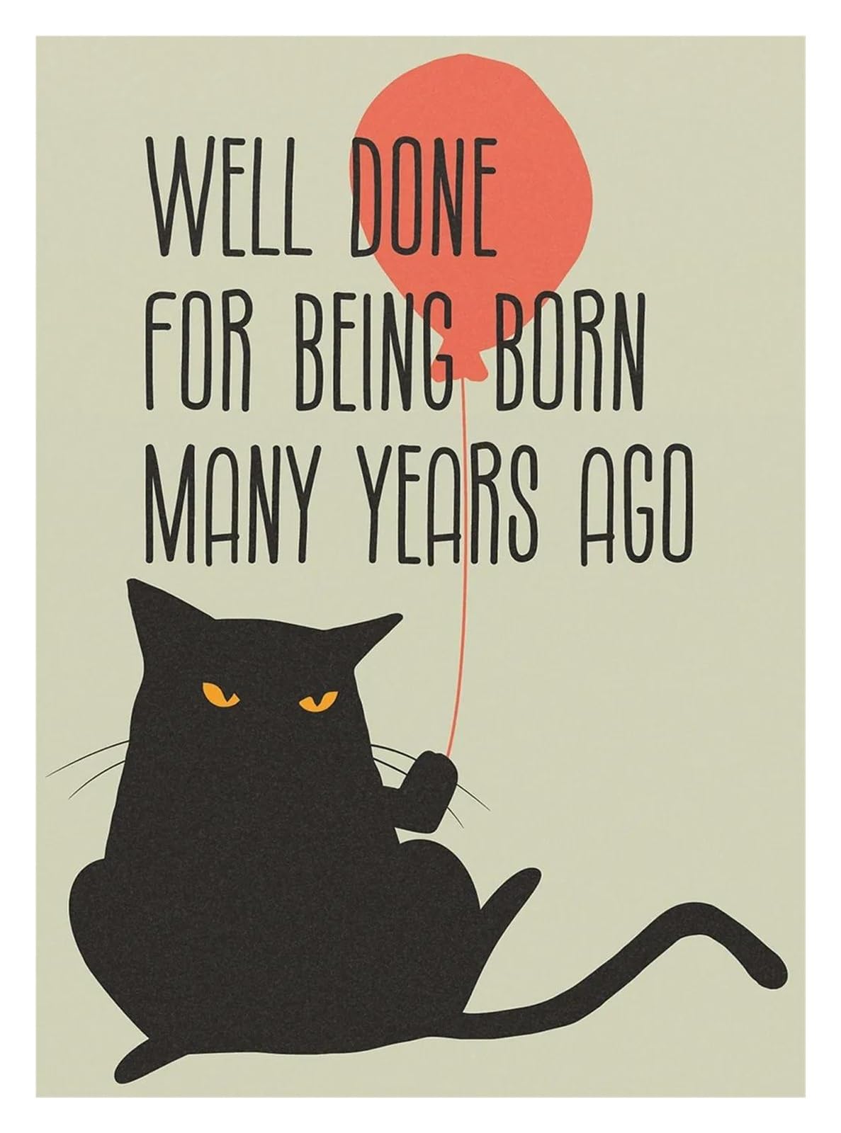 Xenite K Wall Art Canvas Prints Modern Cute Lazy Cats Poster Prints Funny Cat Enthusiasts Relaxing Minimalist Canvas Painting Girly Wall Picture Home Room Decor(,30X40cm)