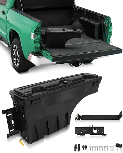 Miniatura 1 de SCITOO Caja de herramientas de almacenamiento para caja de camión, rotación de 180, para Chevrolet Silverado 1500 2019-2022, para GMC Sierra 1500