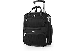 FIGESTIN Lightweight Rolling Under Seat Luggage with Wheels