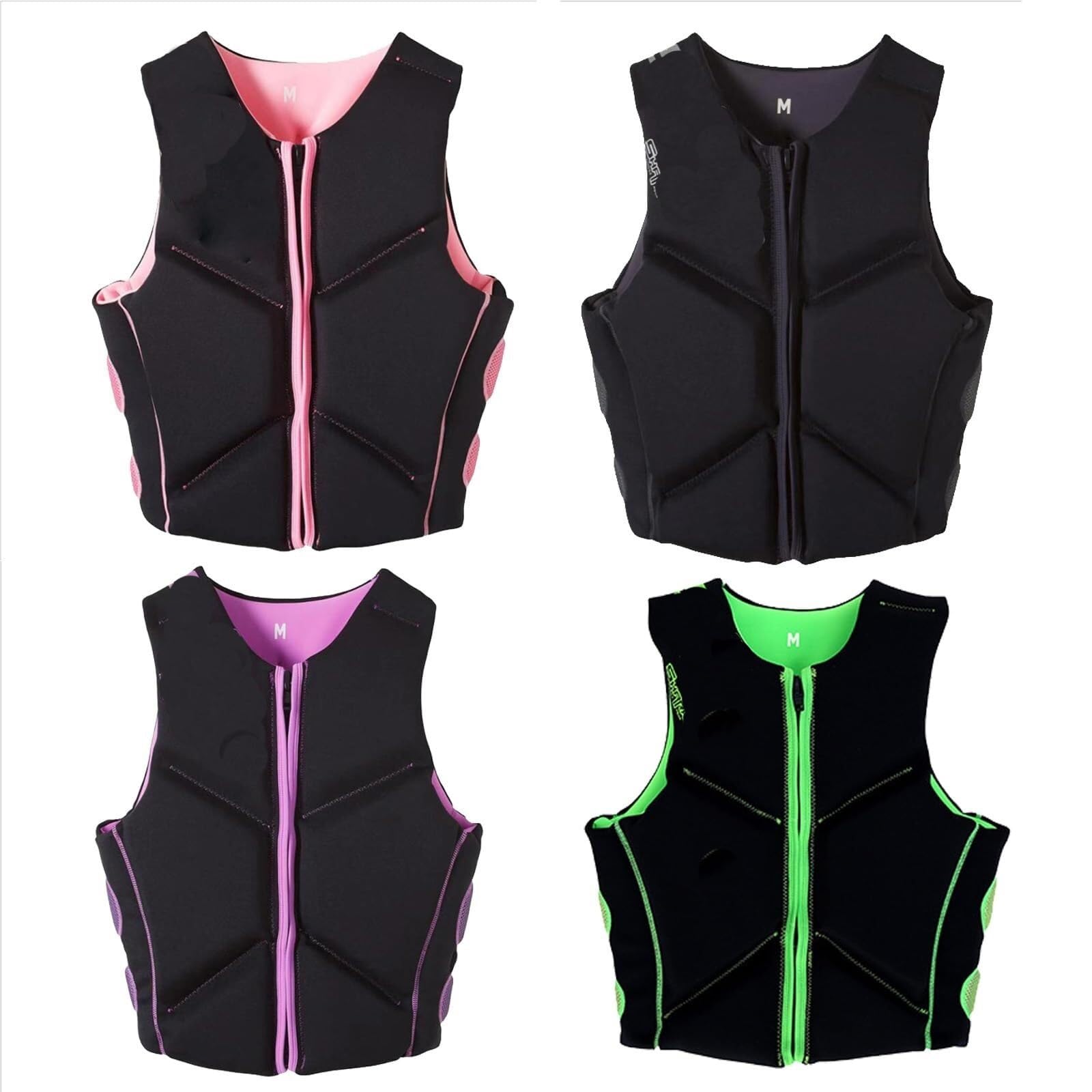 Veste de Surf VFI Réglable for la Pêche en Bateau-Kayak | Veste de Surf avec Maille de Drainage et Sangle D'entrejambe for Kayak