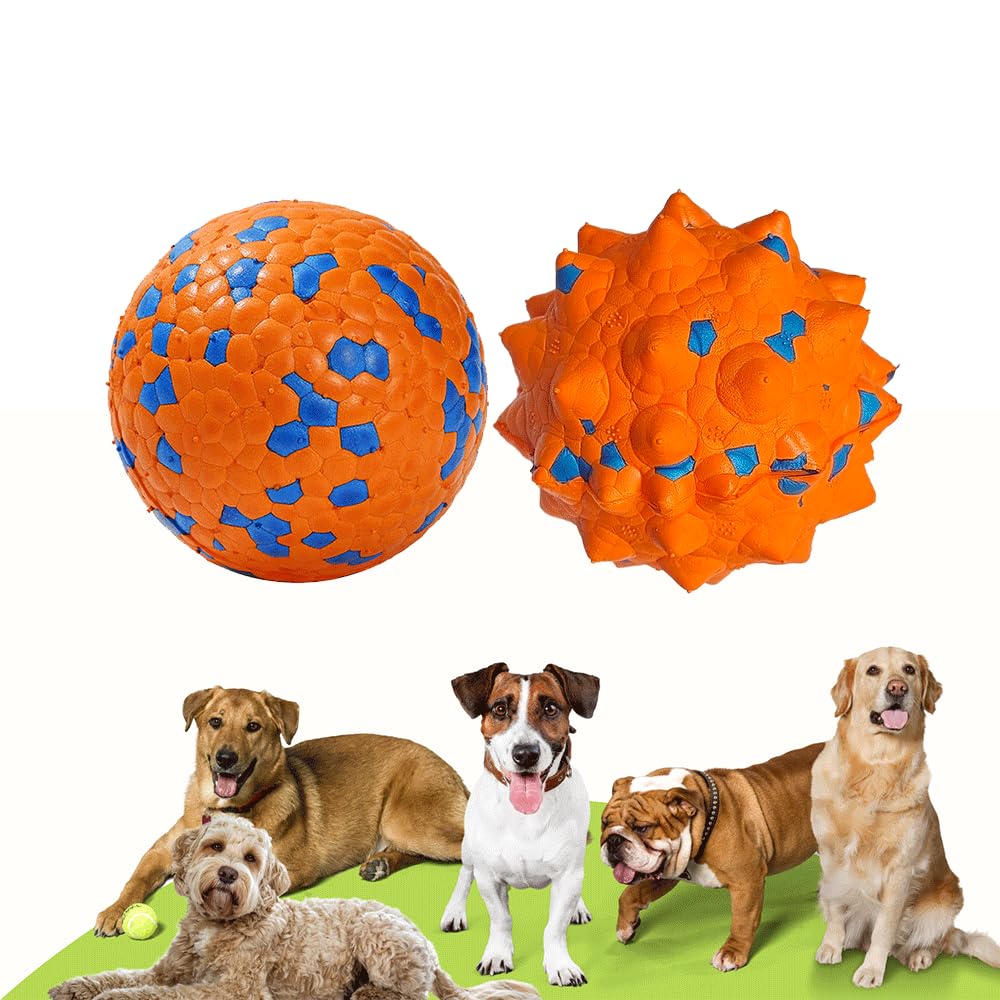 Tough Dog Toys for Aggressive Chewers Teething Puppies Bouncy Balls for Medium Dogs Durable Pet Toys Floating Dog