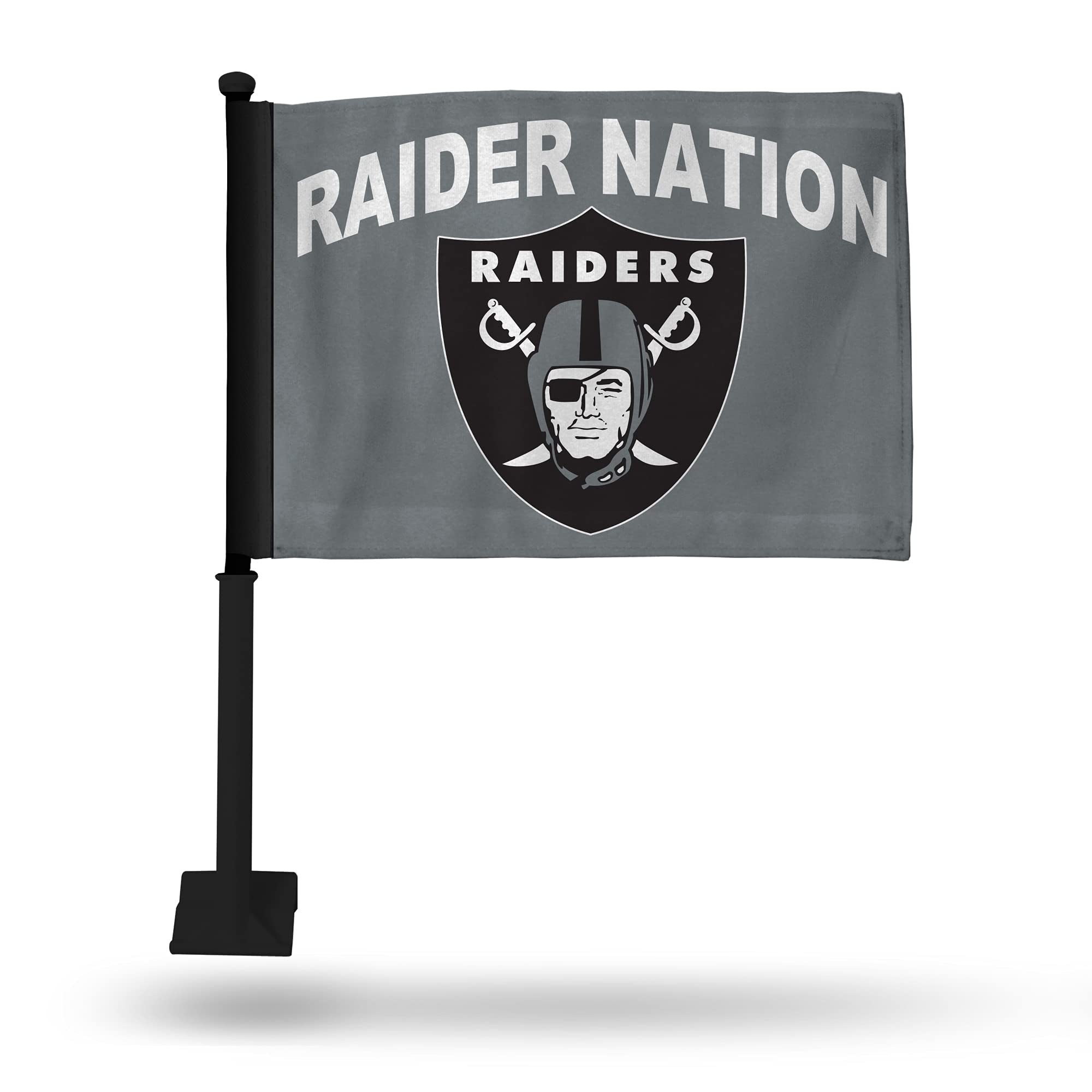 Drapeau de voiture Raiders Rico Industries multicolore pour supporter