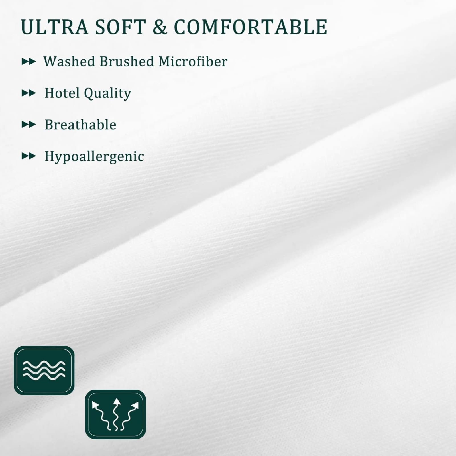Housse de Couette 160x200 Feuilles Tropicales Blanches Parure de Lit 2 Personnes Sets de Housses de Couettes Usine 110gsm Microfibre Douce + 2 Taies d'oreillers 65x65cm avec Fermeture éclair