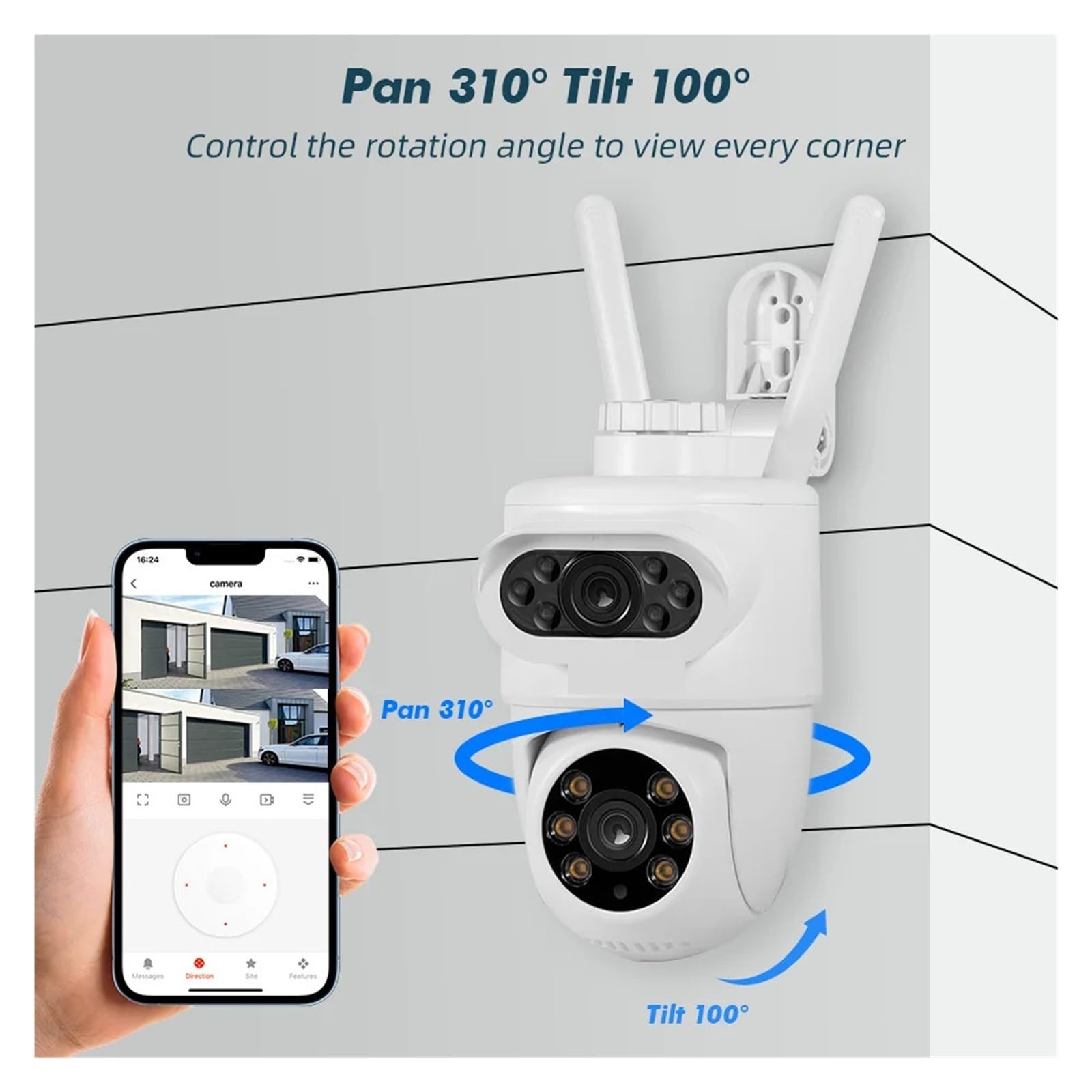 WiFi à Double Objectif 10MP for l'extérieur