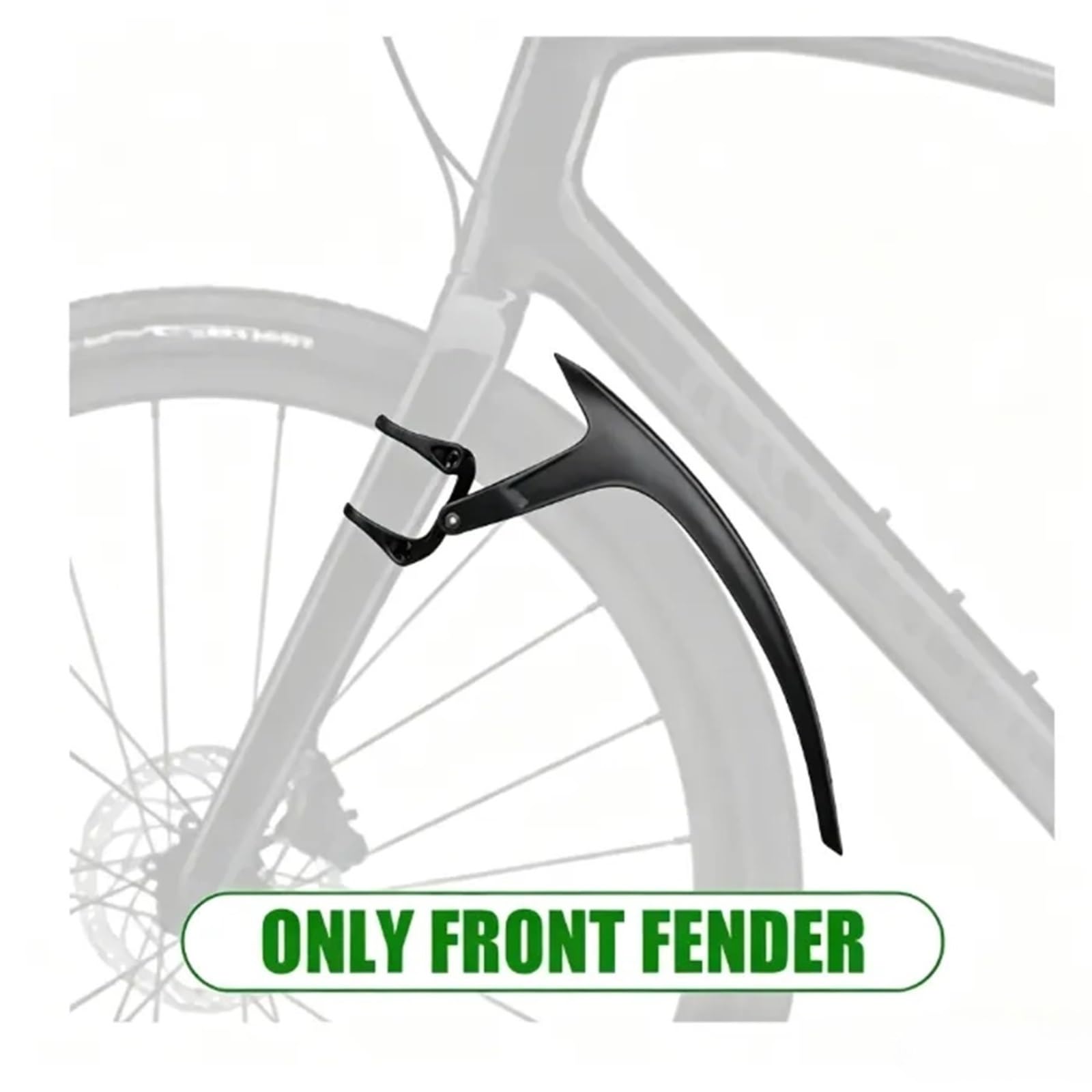 Garde-boue de vélo – Garde-boue universels – Accessoires de vélo de route 28 pouces – Facile à régler – Simple à installer(Only Front Fender)