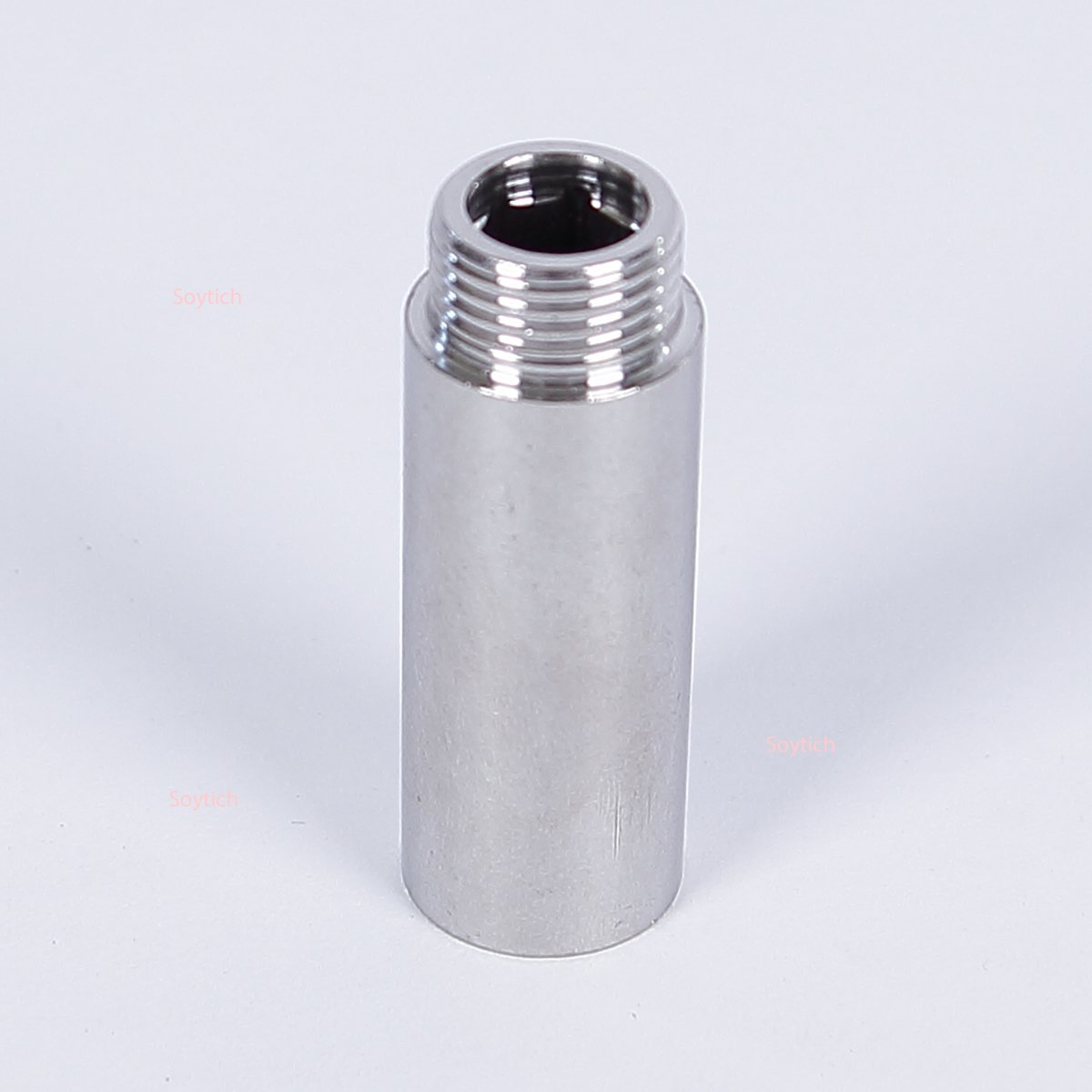 HARY Hahnverlängerung 1/2 Zoll Edelstahl - Gewindeadapter Für Wasserleitungen