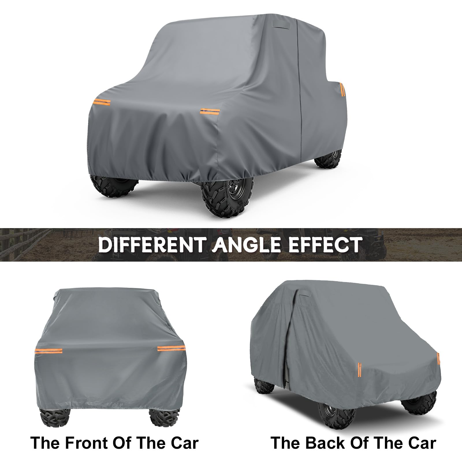 UTV Housse Moto Exterieur pour 2021-2026 Yamaha Wolverine RMAX2 1000 RMAX4 1000 Compact 2018-2026 Wolverine X2/X4(850 & 1000cc Models), Bache de Protection Impermeable Résistant aux intempéries