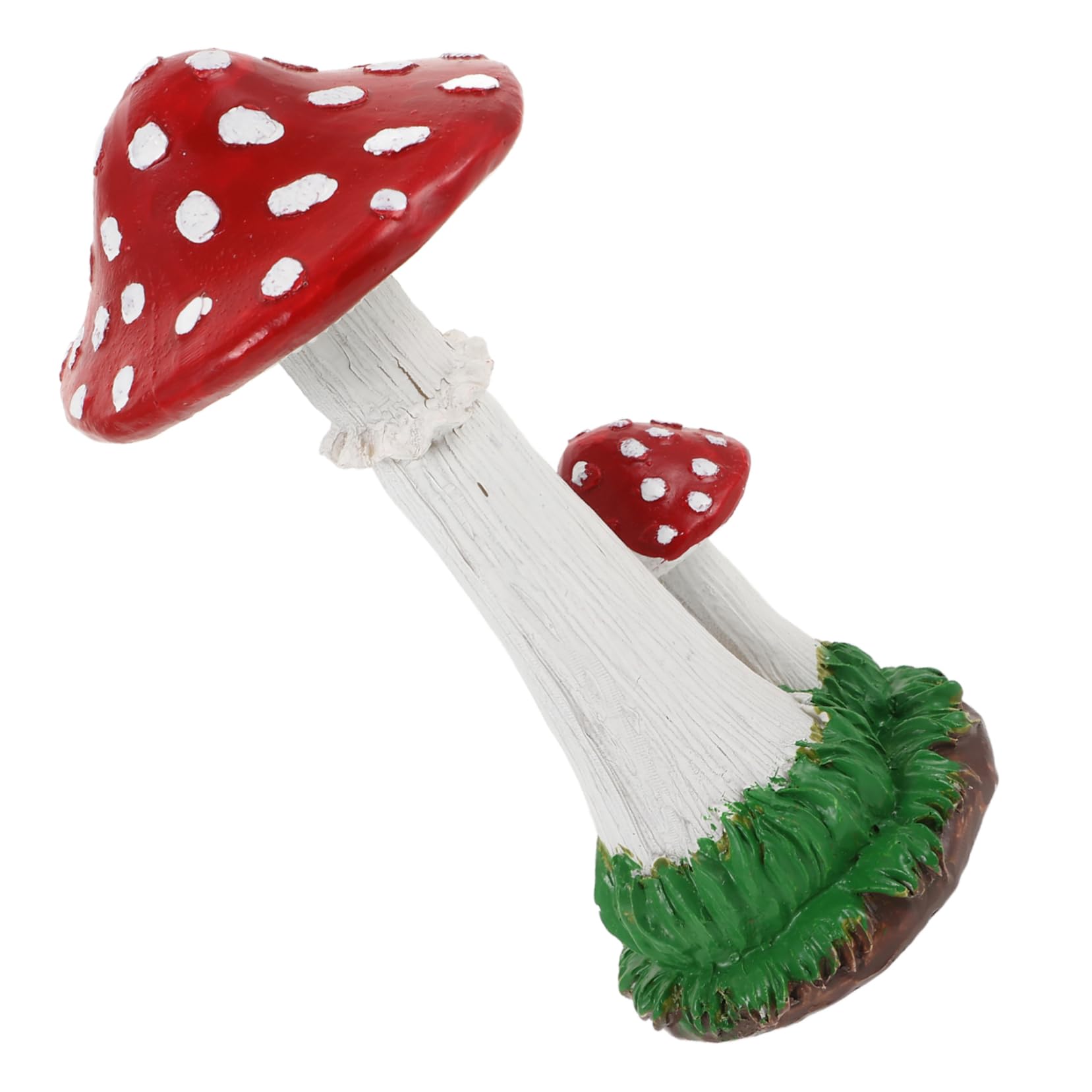 STOBOK 4stücke Mushroom Ornament Gartenfigur Aus Resin Dekorative Pilzstatue Für Außenbereich Für Garten Und Landschaftsgestaltung Niedliche Gartendekoration Für Sammler