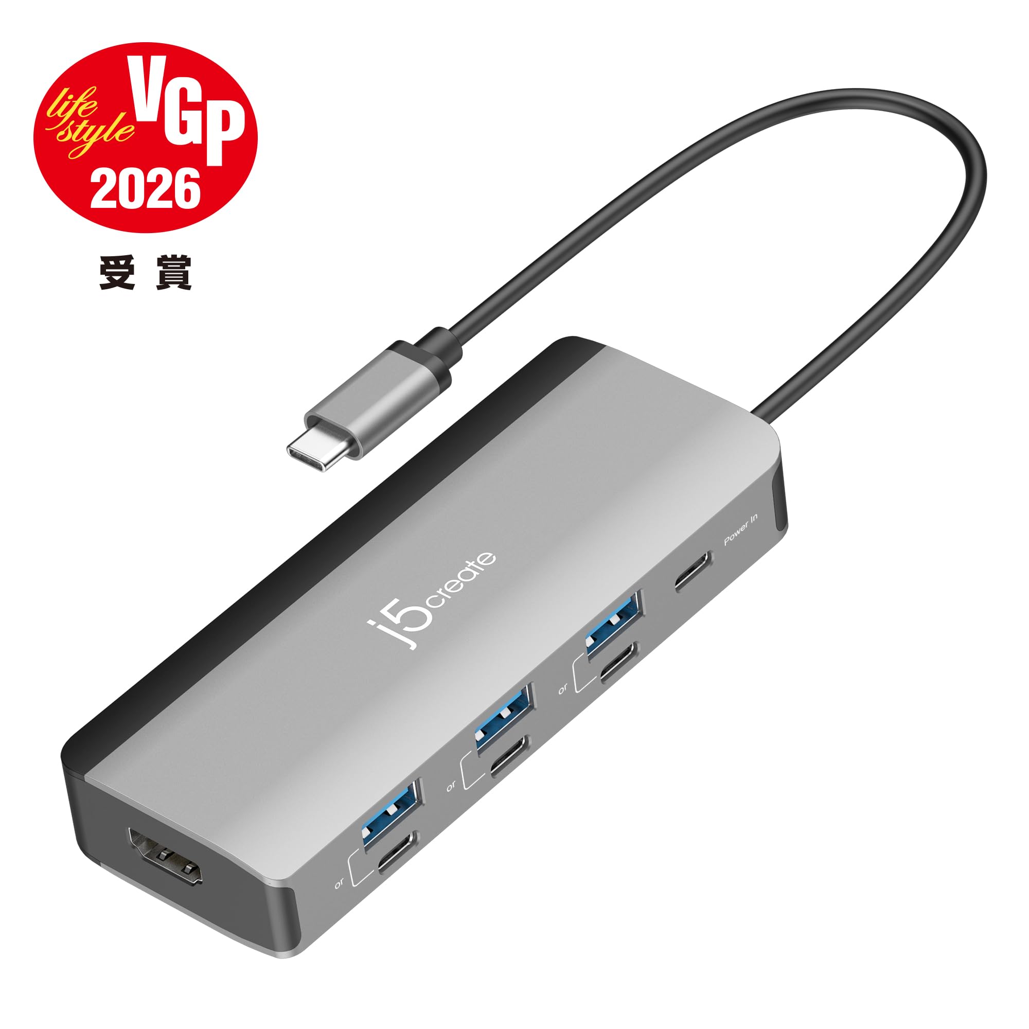 Amazon | j5create 「2025年10月新登場 最新規格 VGP2026 受賞」USB-C