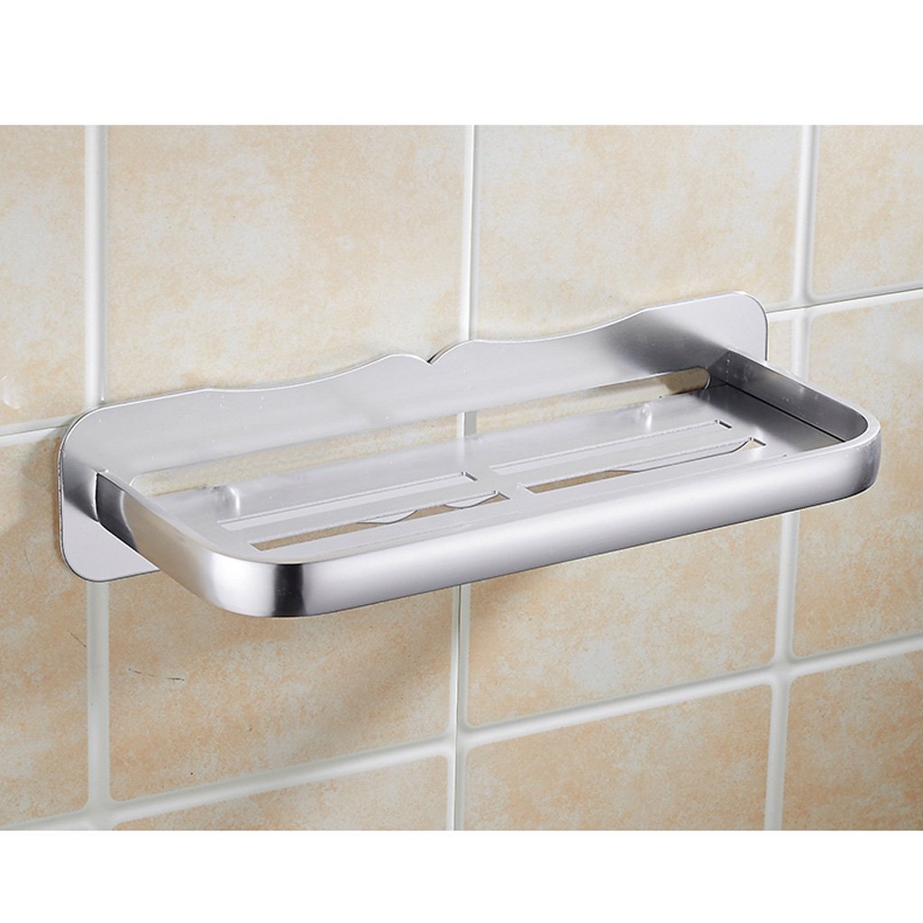 Exquisitos estantes de baño Bastidores de baño, Almacenamiento en la Esquina de la Ducha Tipo de Ventosa Sin Perforaciones Sin Clavos Colgar en la Pared Productos de baño Baño, Gold