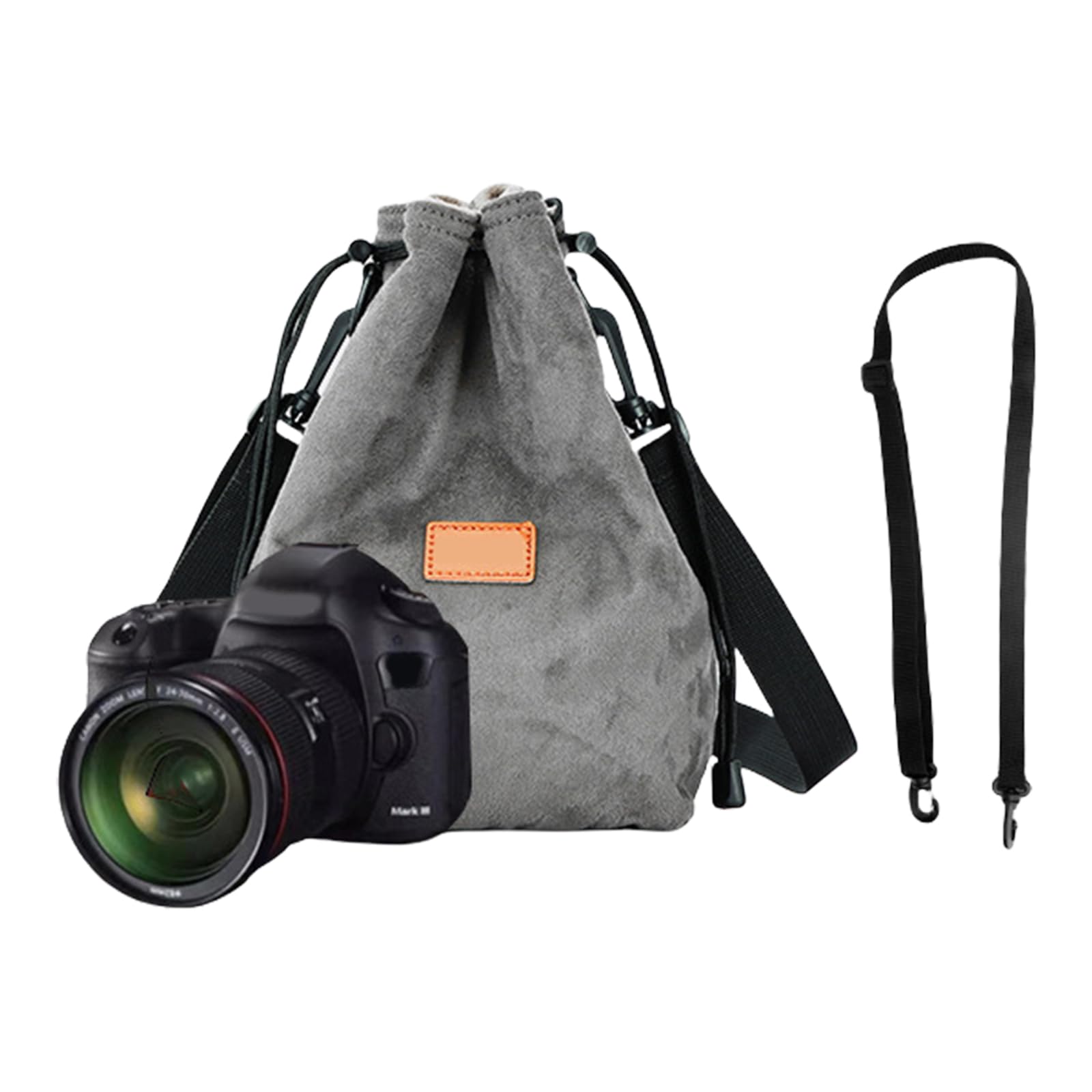 Jazuaiao Camera Lens Bag Camera Lens Pouches for Drawstring Case Pouches Bag Protective Case Accessories