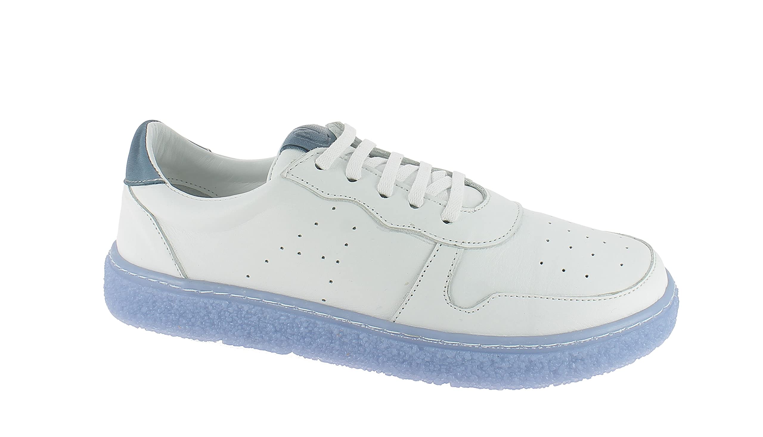 Andrea Conti Women's Trainers, White/Blue, 40 EU, White/Blue, 8 UK