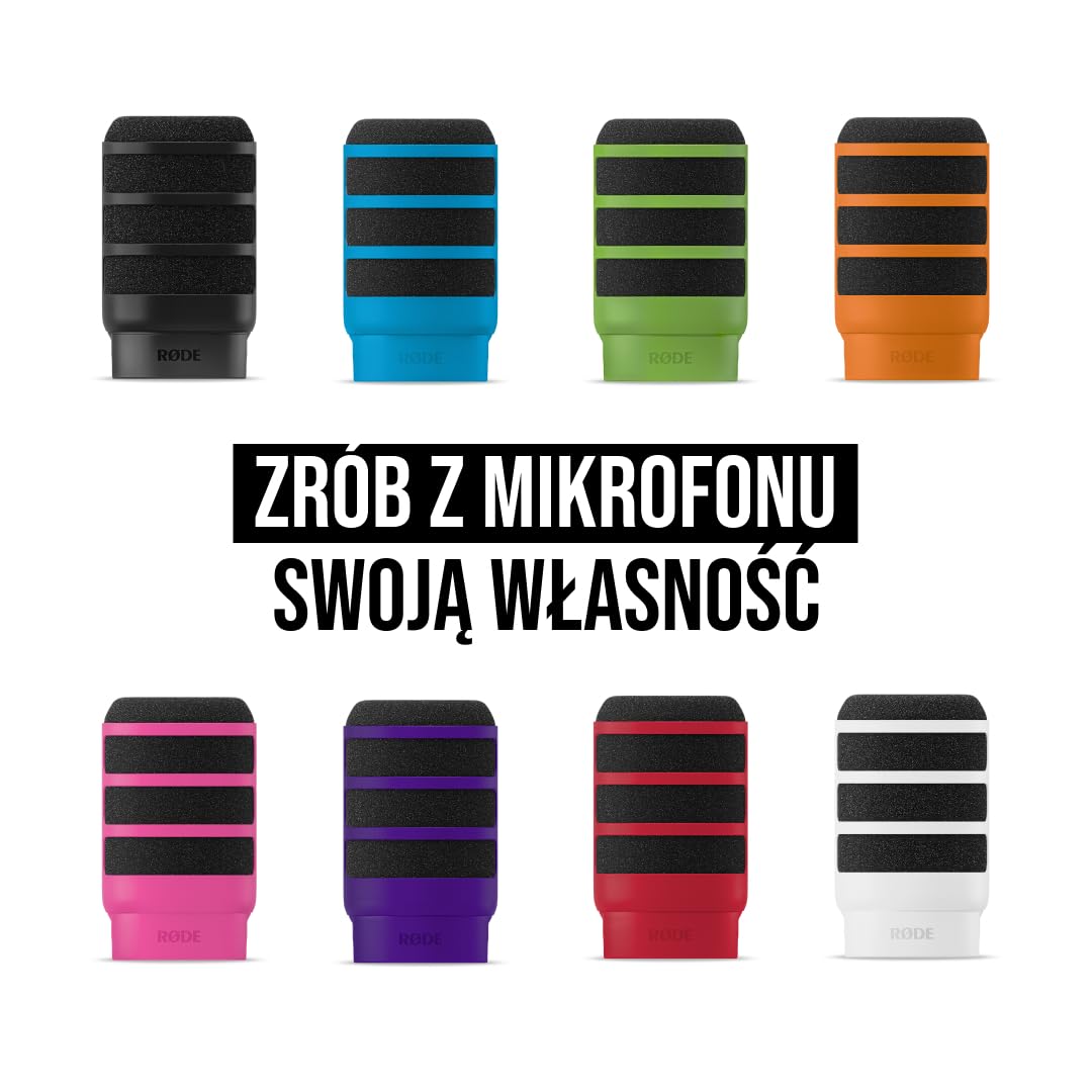 RØDE WS14 Premium Pop Filter dla PodMic i PodMic USB (Niebieski)