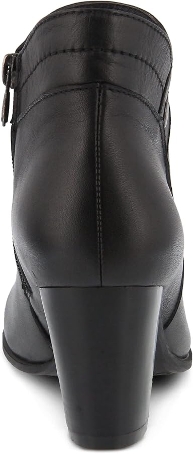 Spring Step Women's Itilia Ankle Bootie - Leather Pull-On With Inside Zipper, Round Toe - View #6