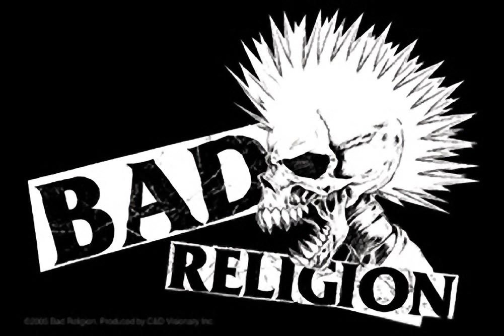 Bad ReligionBad Religion Mohawk Skull Sticker