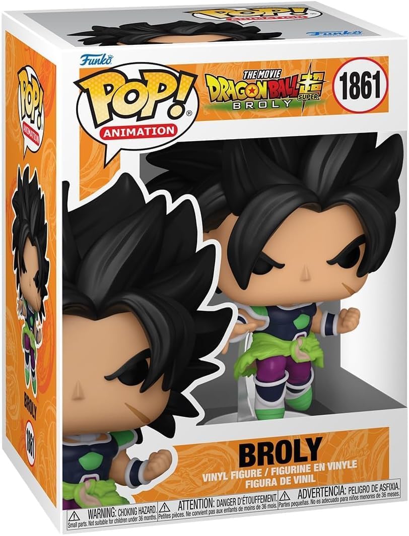 POP Anime: Dragon Ball Super Broly - Broly Funko Vinyl Figure (Bundled with Compatible Box Protector Case), Multicolor, 3.75 inches